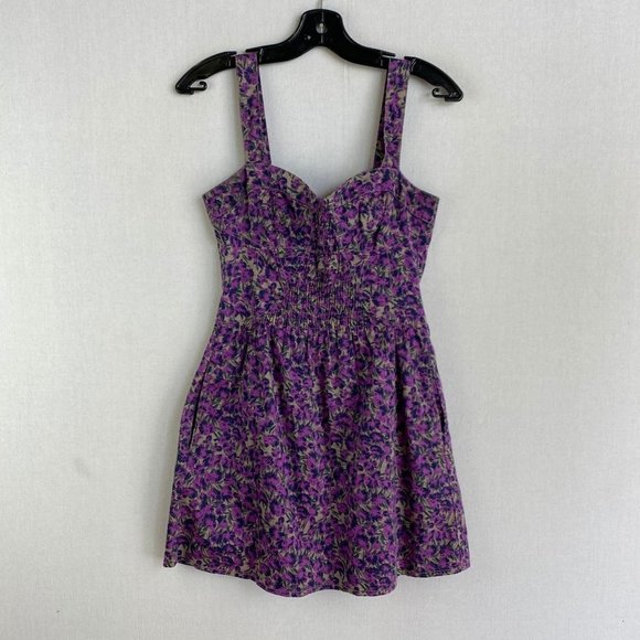 FREE PEOPLE Floral Bustier Mini Dress - Picture 1 of 7
